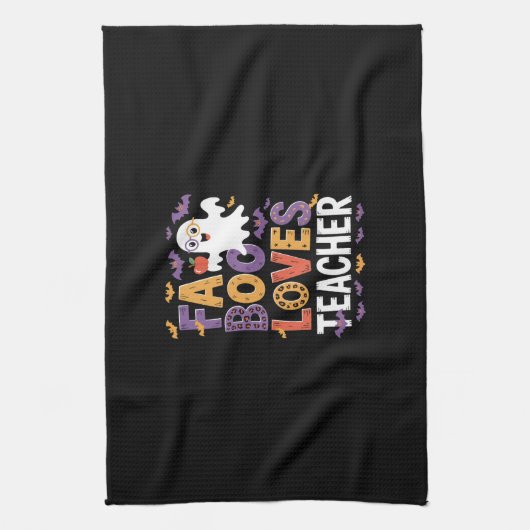 Fab Boo Lous Retro Halloween Theedoek (Verticaal)
