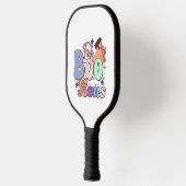 Fab Boo Lous Retro Schattige Halloween T Pickleball Paddle (Links)