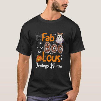 Fab Boo Lous Urologie Nurse Pumpkin Halloween T-shirt
