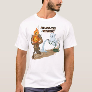 Fab-BOO-uleuze Brandweerman Halloween T-shirt