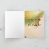 Fab Chartreuse Abstracte verbazingwekkend  Bedankkaart (Binnen)