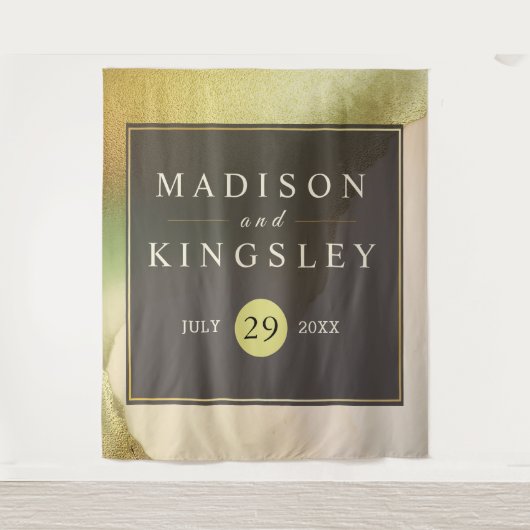 Fab Chartreuse 💚 Trouwfeest op een budget: stoer  Wandkleed (Voorkant)