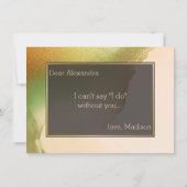 Fab Chartreuse 🤵 Vet & Stijlvol Budget Wedding (Achterkant)