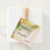 Fab Chartreuse 💚 Vet & Stijlvol Budget Wedding Bedankjes Labels (In situ)