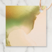 Fab Chartreuse 💚 Vet & Stijlvol Budget Wedding Bedankjes Labels (Achterkant)