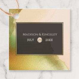 Fab Chartreuse 💚 Vet & Stijlvol Budget Wedding Bedankjes Labels