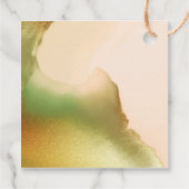 Fab Chartreuse 💚 Vet & Stijlvol Budget Wedding Bedankjes Labels (Achterkant)