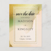 Fab Chartreuse 🤵 Vet & Stijlvol Budget Wedding Briefkaart (Voorkant)