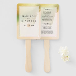 Fab Chartreuse 🤵 Vet & Stijlvol Budget Wedding Handwaaier