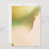 Fab Chartreuse 🤵 Vet & Stijlvol Budget Wedding Kaart (Achterkant)
