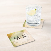 Fab Chartreuse 🤵 Vet & Stijlvol Budget Wedding Kartonnen Onderzetters (Insitu)