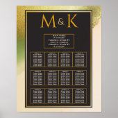 Fab Chartreuse 🤵 Vet & Stijlvol Budget Wedding Poster (Voorkant)