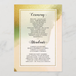 Fab Chartreuse 🤵 Vet & Stijlvol Budget Wedding Programmakaart