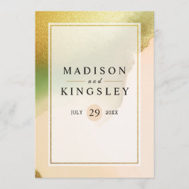 Fab Chartreuse 🤵 Vet & Stijlvol Budget Wedding Programmakaart