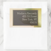 Fab Chartreuse 🤵 Vet & Stijlvol Budget Wedding Rechthoekige Sticker (Tas)