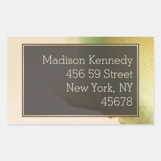 Fab Chartreuse 🤵 Vet & Stijlvol Budget Wedding Rechthoekige Sticker (Voorkant)