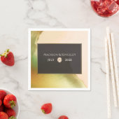 Fab Chartreuse 🤵 Vet & Stijlvol Budget Wedding Servet (Insitu)