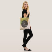 Fab Chartreuse 🤵 Vet & Stijlvol Budget Wedding Tote Bag (Op model)