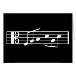 Fab Dad Music Note Vaderdag Card Alto Clef