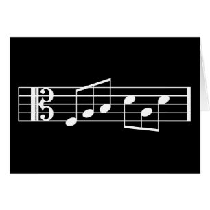 Fab Dad Music Note Vaderdag Card Alto Clef