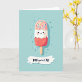 Fab Daddy Frozen Pop Art Kaart (Gele Bloem)