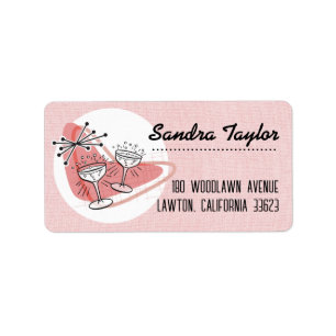 Fab Fifties Retouradressenlabels jaren 50 Etiket