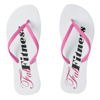 Fab Fitness logo teenslippers