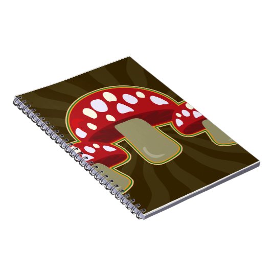 Fab Fungi-paddenstoelen Notitieboek (Rechterzijde)