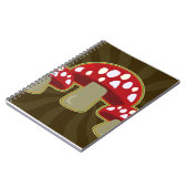 Fab Fungi-paddenstoelen Notitieboek (Linkerzijde)