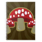 Fab Fungi-paddenstoelen Notitieboek (Voorkant)