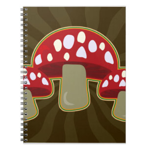 Fab Fungi-paddenstoelen Notitieboek