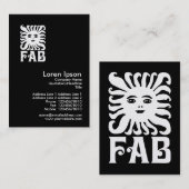 Fab - Gold Visitekaartje (Voorkant / Achterkant)
