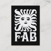 Fab - Gold Visitekaartje (Achterkant)