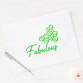 Fab Iz, als Fab Duz oval ticker Ovale Sticker (Envelop)