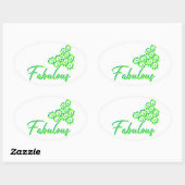 Fab Iz, als Fab Duz oval ticker Ovale Sticker (Vel)