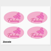 Fab Iz, als Fab Duz oval ticker Ovale Sticker (Vel)