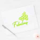 Fab Iz, als Fab Duz Ovale Sticker (Envelop)