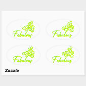 Fab Iz, als Fab Duz Ovale Sticker (Vel)