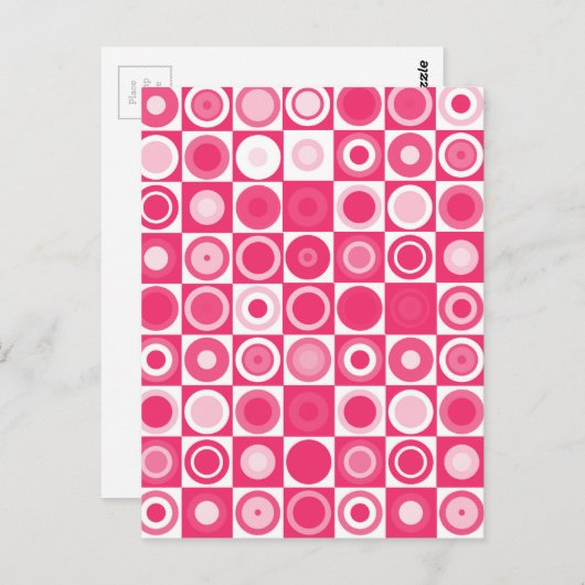 Fab Pink 60 Briefkaart (Voorkant / Achterkant)