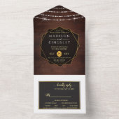 Fab Rustic-hout in één uitnodiging (Binnen)