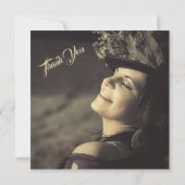 Fab Silhouette Glam Shoes Black Birthday Foto Bedankkaart (Achterkant)