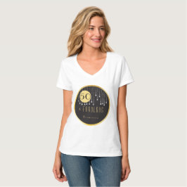 Fab Verjaardag 50e Cool Fun Zwart T-shirt