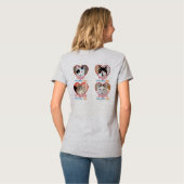 Fab Vier T-shirt - Felix, Jackie, Cypress, en Roos (Achterkant volledig)