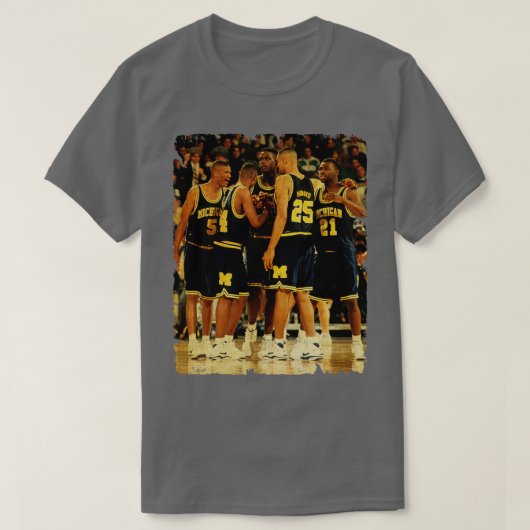 Fab Vijf  ontwerp van basketbal T-shirt (Design voorkant)