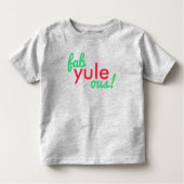 Fab Yule Ous | Fun Fab voor heerlijk kerststaartje Kinder Shirts (Voorkant)