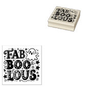 FabBOOlous - Ghosts met Glam Rubberstempel (Gestempeld)