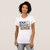 FabBOOlous - Ghosts met Glam T-shirt (Voorkant volledig)