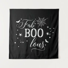 FabBOOlous Halloween black Backdrop party banner Wandkleed