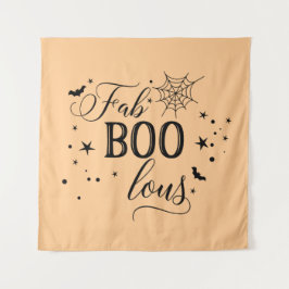 FabBOOlous Halloween orange Backdrop party  Wandkleed