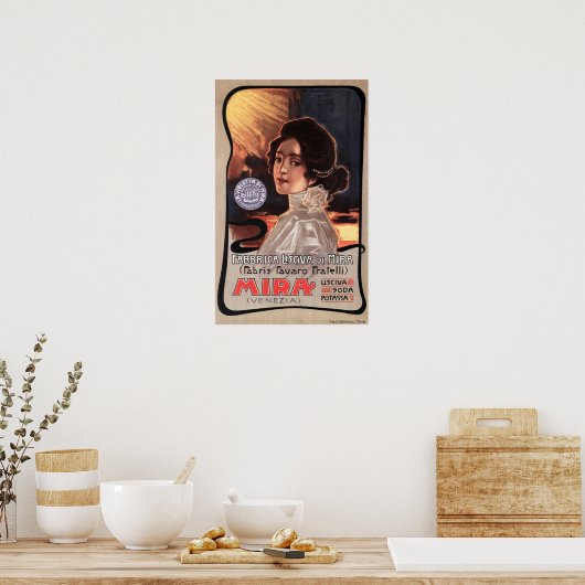 Fabbrica Lisciva Mira Soap Italië Wasmiddel Poster (Keuken)